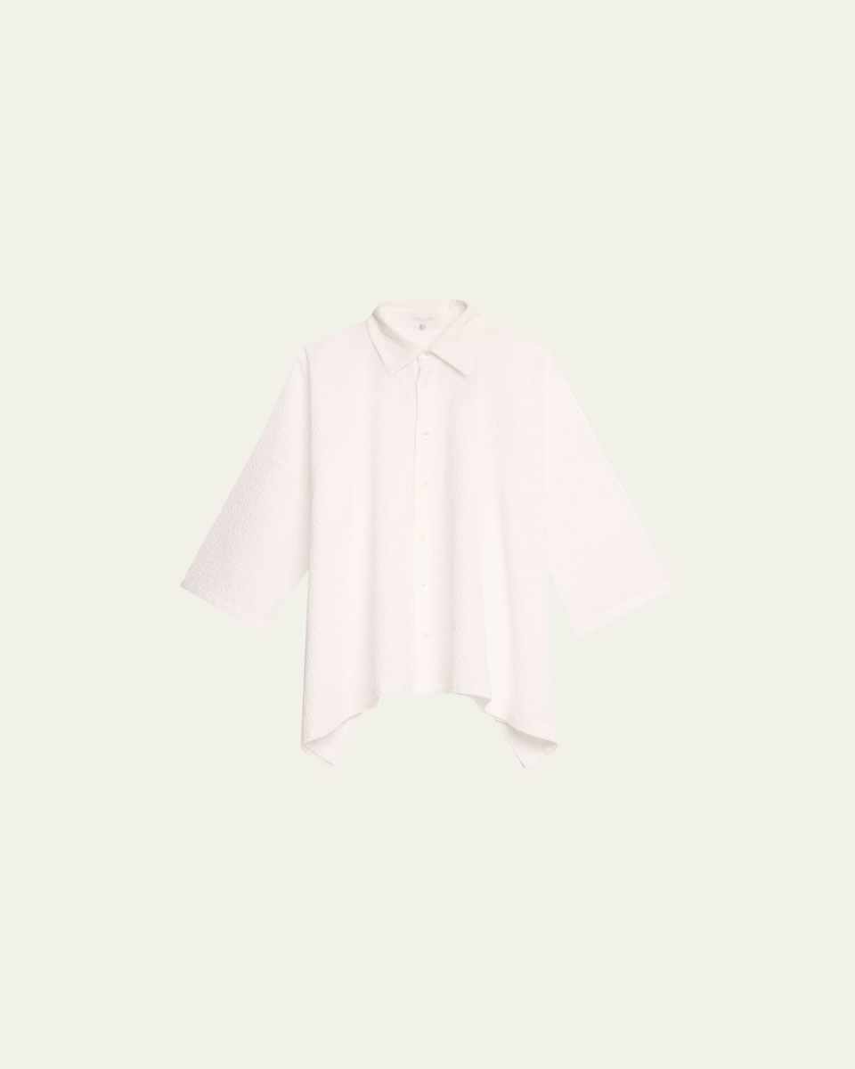 DPS Short-Sleeve Shirt With Collar (Mid Plus Length)